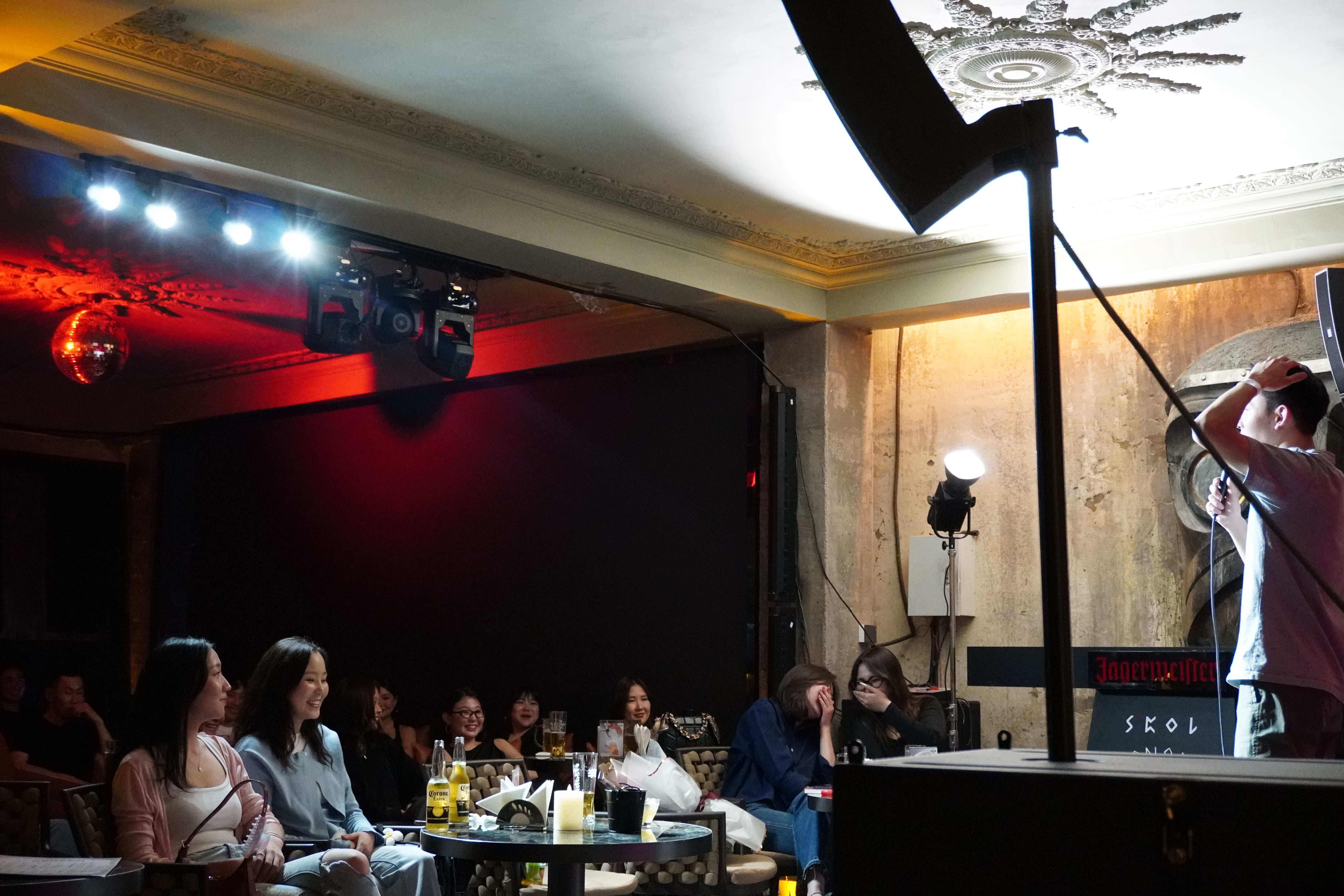 Clap Comedy Club crowd laughing and enjoying the show